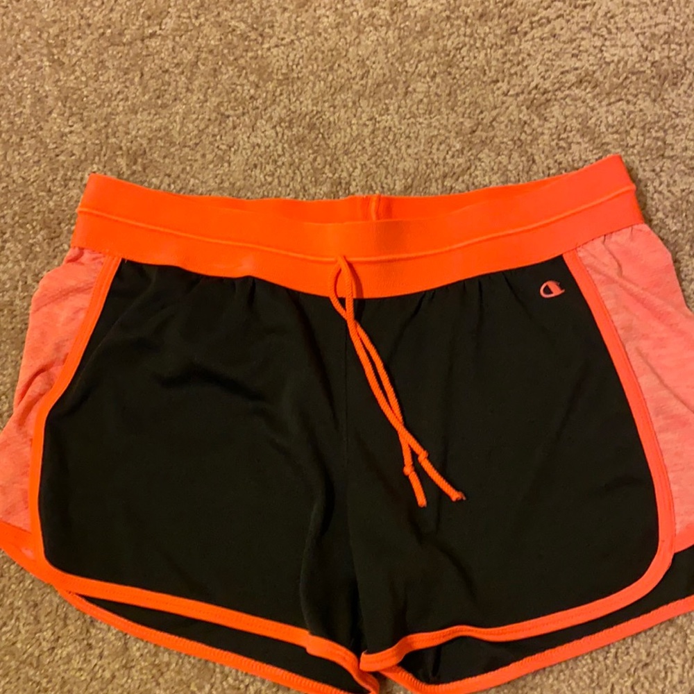 Black and pink vapor champion short In size small